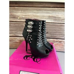 Abbey Dawn Pretty Please Platform Bootie Heels